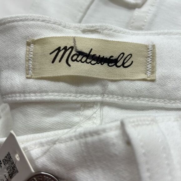 Madewell Mid-rise kick out white jeans NWT - Picture 8 of 13